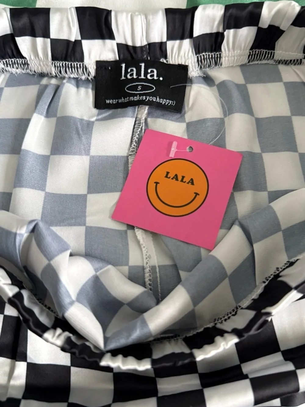 NWT Dressed in Lala checkered skirt set (S) - Picture 6 of 6